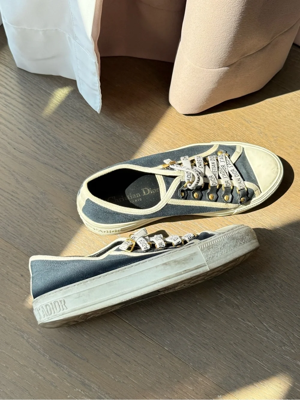 Dior Black and White Classic Sneakers